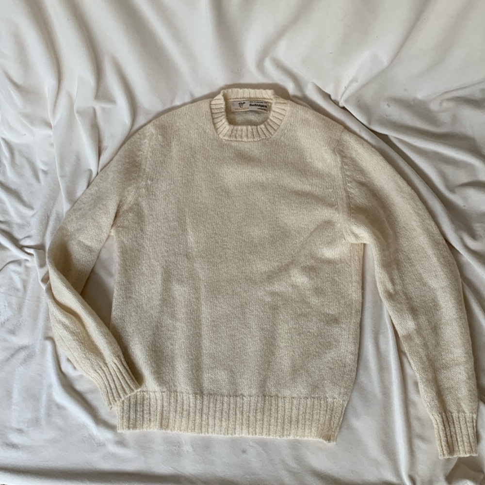 Vintage Braemar Scottish Wool Sweater Size Small
